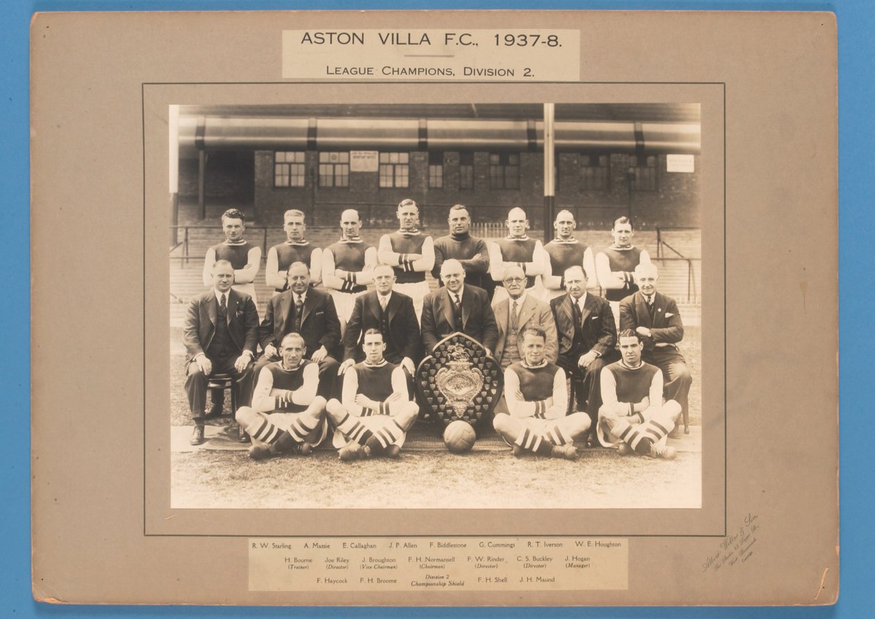Aston Villa F.C., 1937-38, League Champions, Division 2 av English School