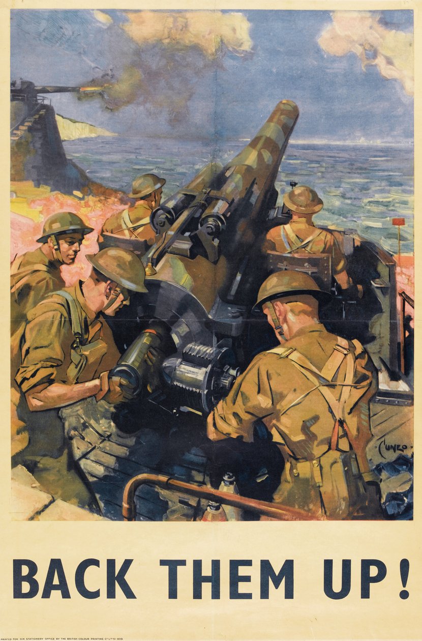 Backa upp dem! affisch, 1941 av English School