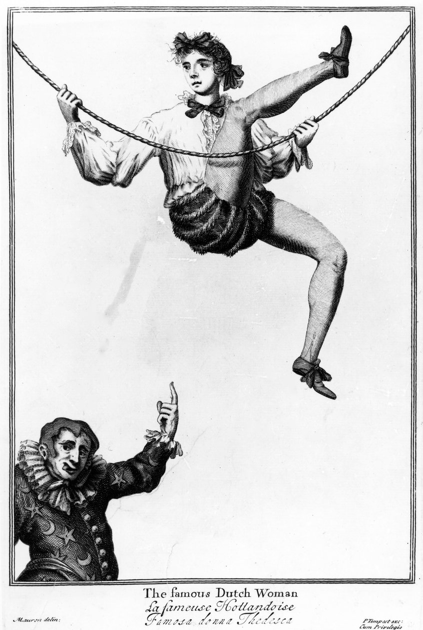 Bartholomew Fair, London: Den berömda holländska kvinnan av English School