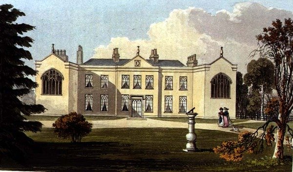 Bishops Court, från Ackermanns "Repository of Arts". av English School