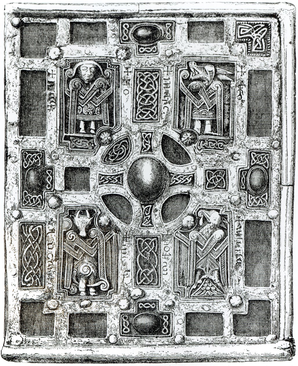 Book-Shrine eller Cumdach of Molaise, c.1001-1025 av English School