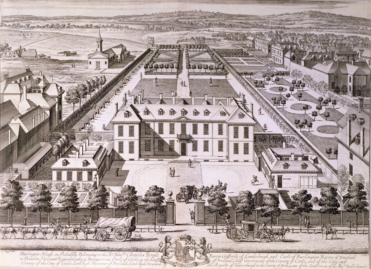 Burlington House i Piccadilly, 1700-talet av English School
