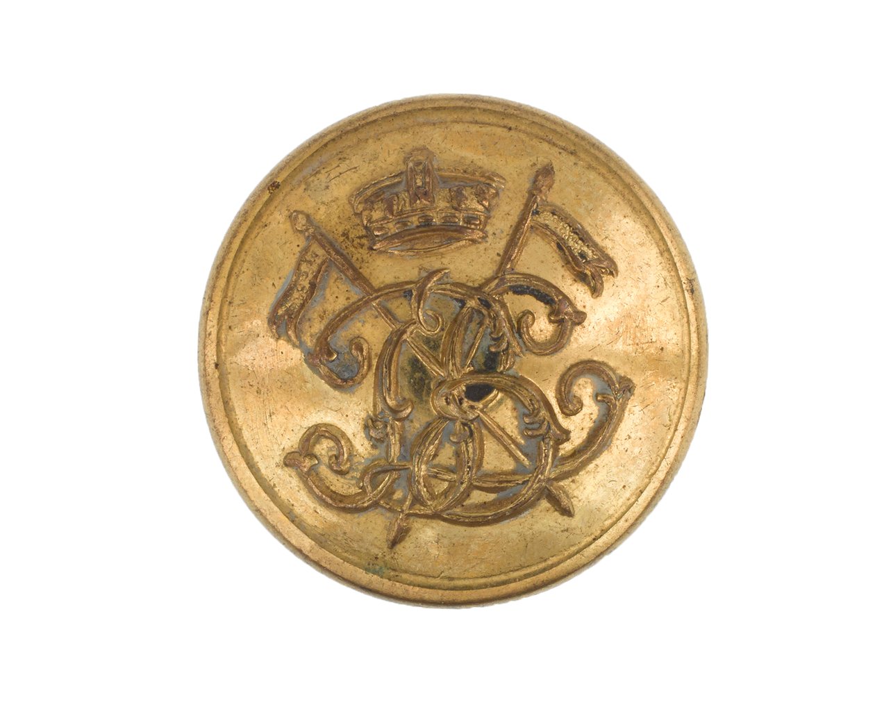 Button, 9:e regementet av Bengal Lancers, före 1901 av English School