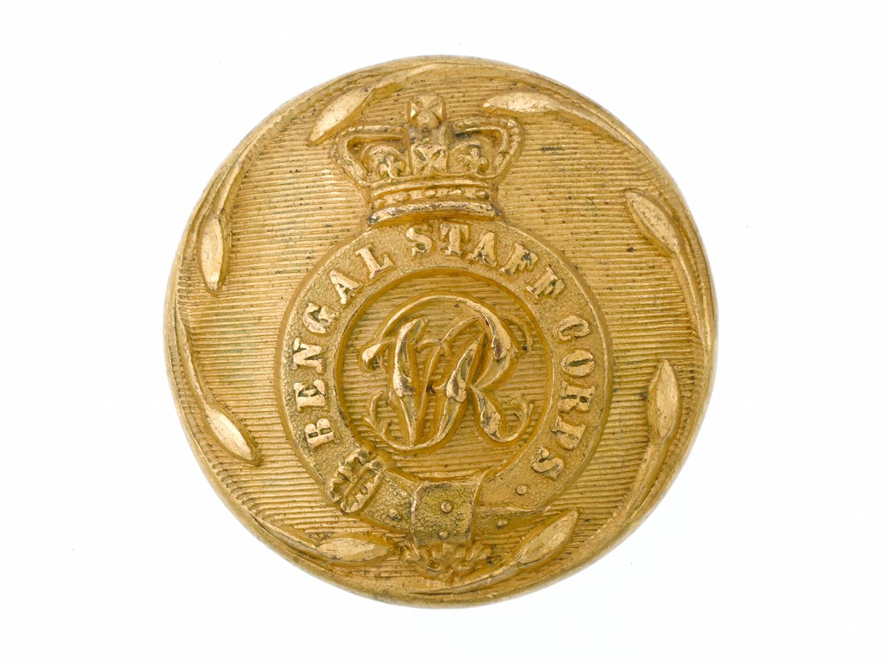 Button, Bengal Staff Corps, 1861-1876 av English School