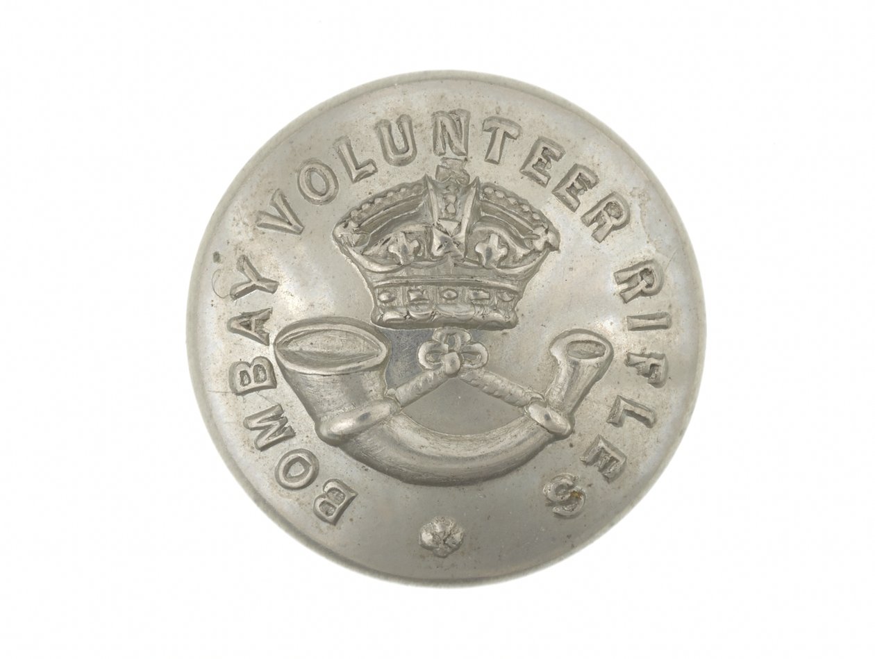 Button, Bombay Volunteer Rifles, före 1901 av English School