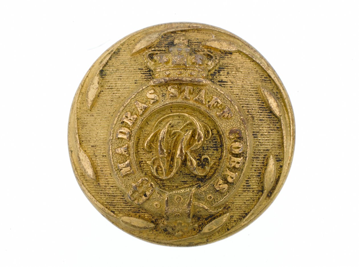 Button, Madras Staff Corps, 1861-1876 av English School