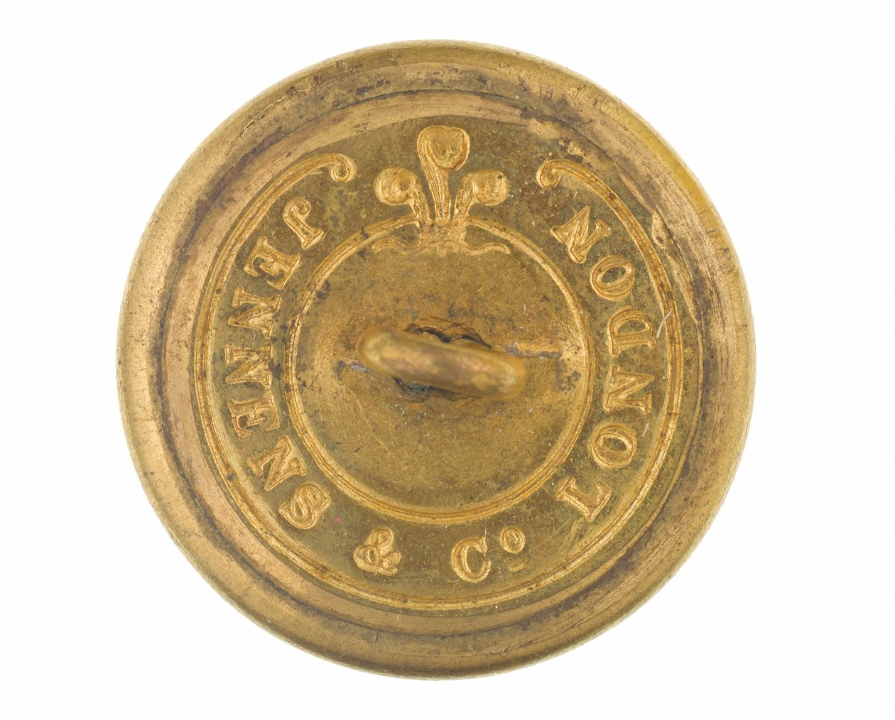 Button, officer, 4:e bengaliska europeiska regementet, 1855-1861 av English School