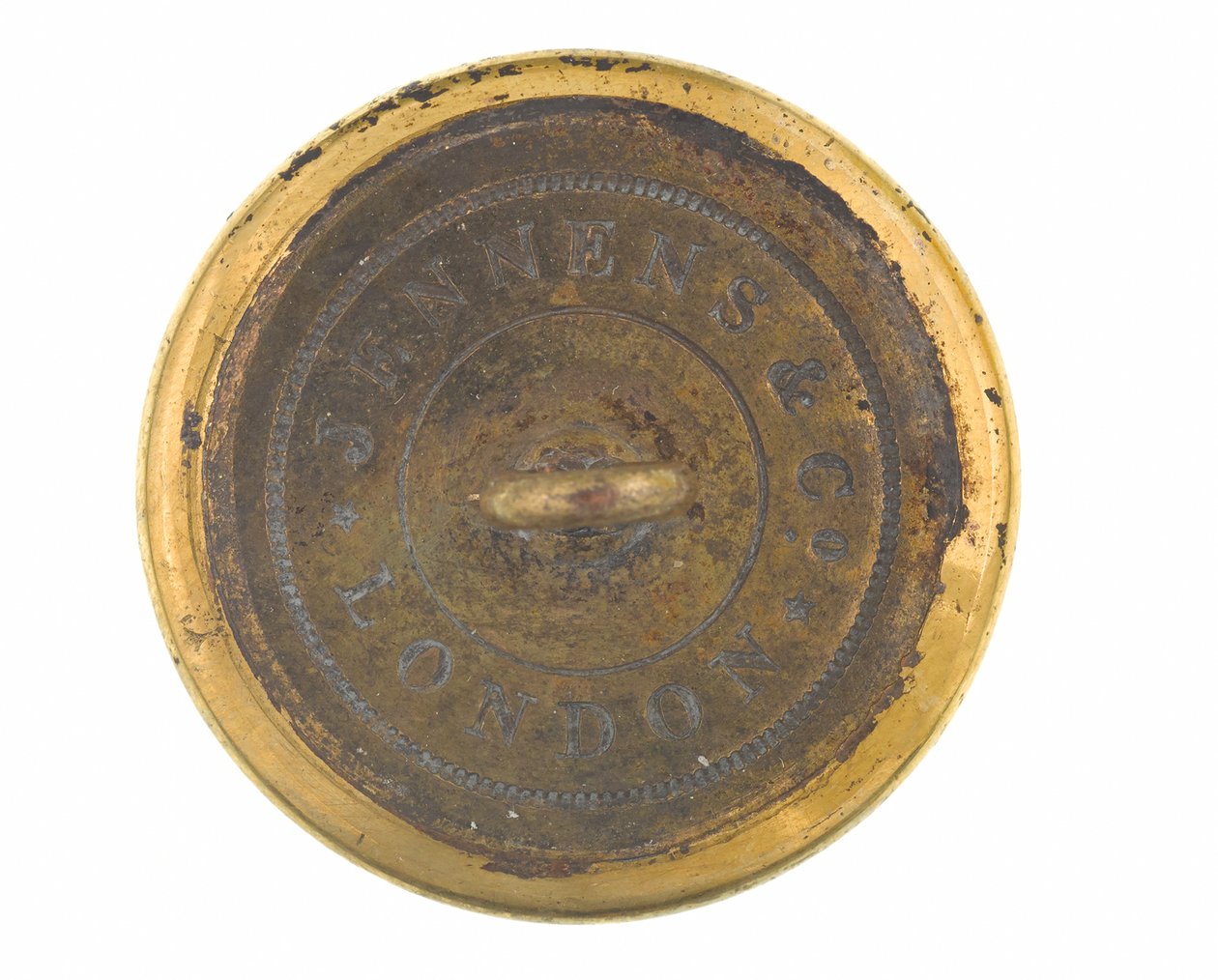Button, officer, 5:e bengaliska europeiska regementet, 1858-1860 av English School