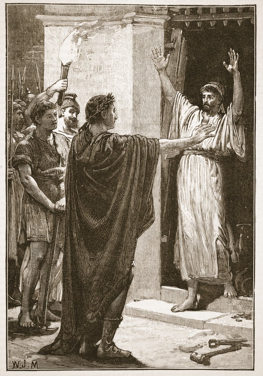 Caesar äger skatten i Saturnus tempel av English School