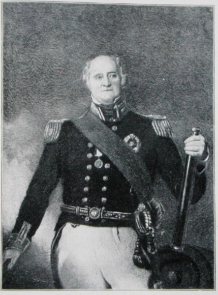 Kapten Thomas Masterman Hardy (1769-1839) (gravyr) av English School
