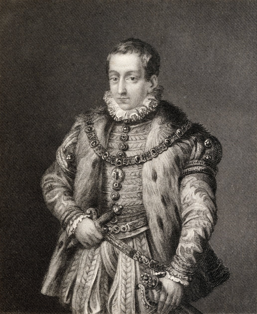 Carlos, prins av Asturien, från "History of the Reign of Philip II", publicerad 1855 av English School