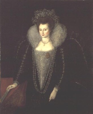 Catherine Killigrew, senare Lady Jermyn (1597-1640), ca 1595-1600 av English School