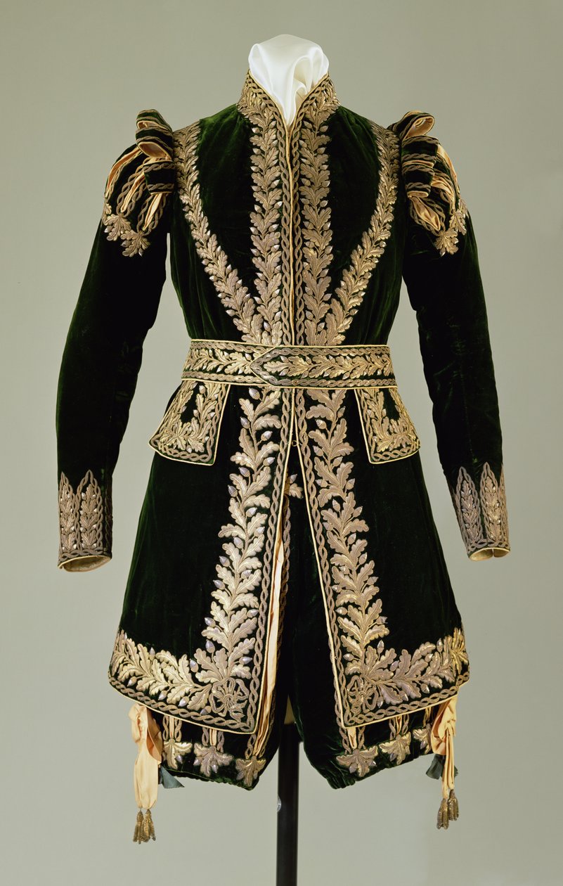 Ceremoniell dräkt, 1821 (textil) av English School