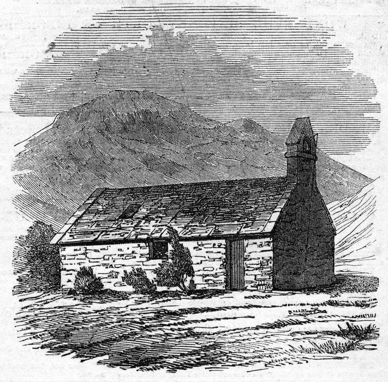 Kapell vid Wastdale Head, Cumberland av English School