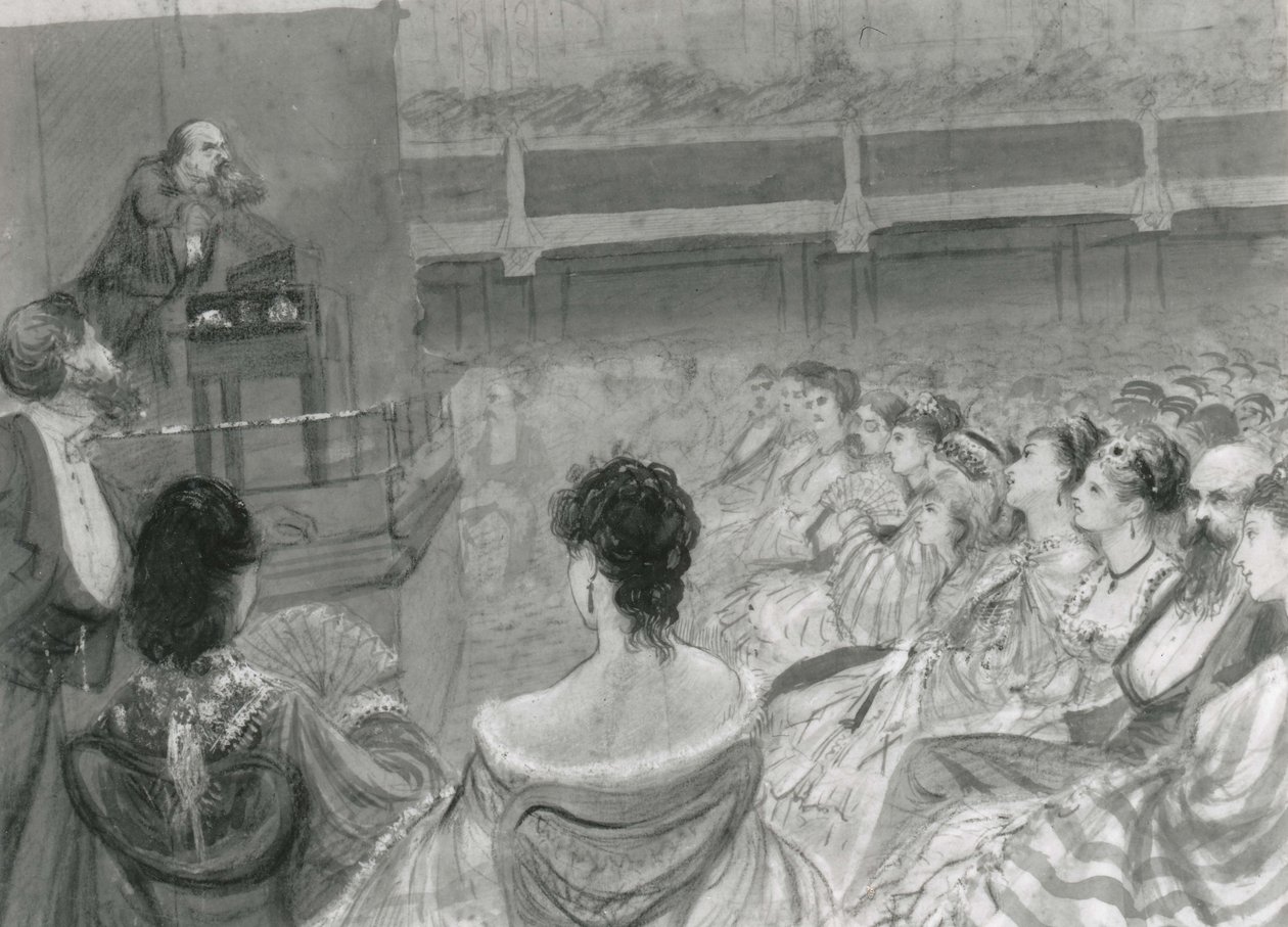 Charles Dickens läser i St. James