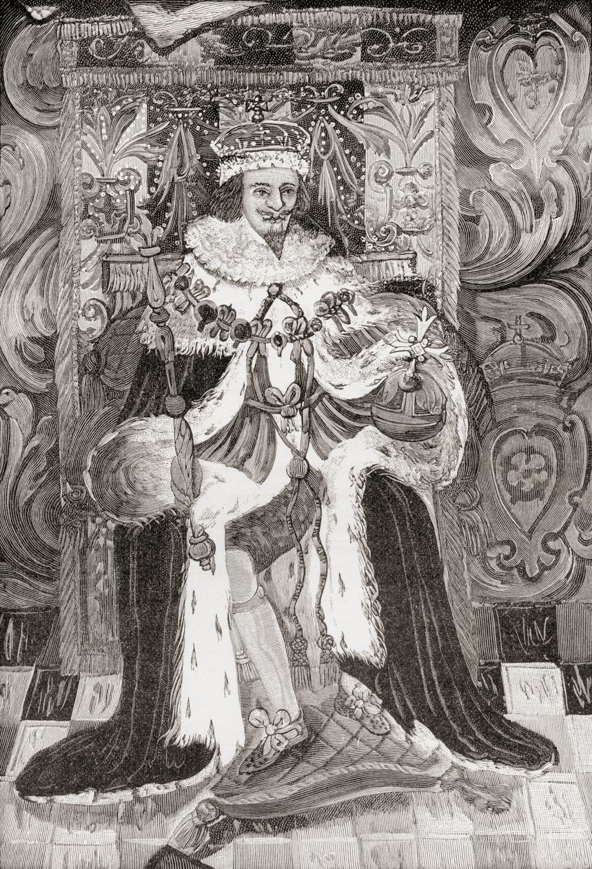 Charles I, från "A Short History of the English People" av J. R. Green, publicerad 1893 av English School