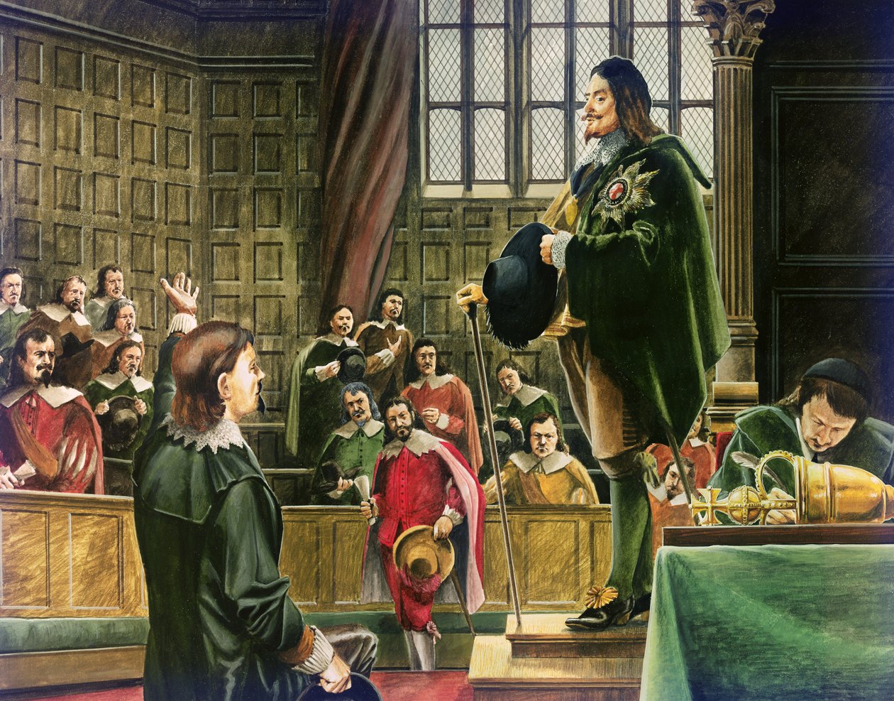 Charles I i underhuset av English School