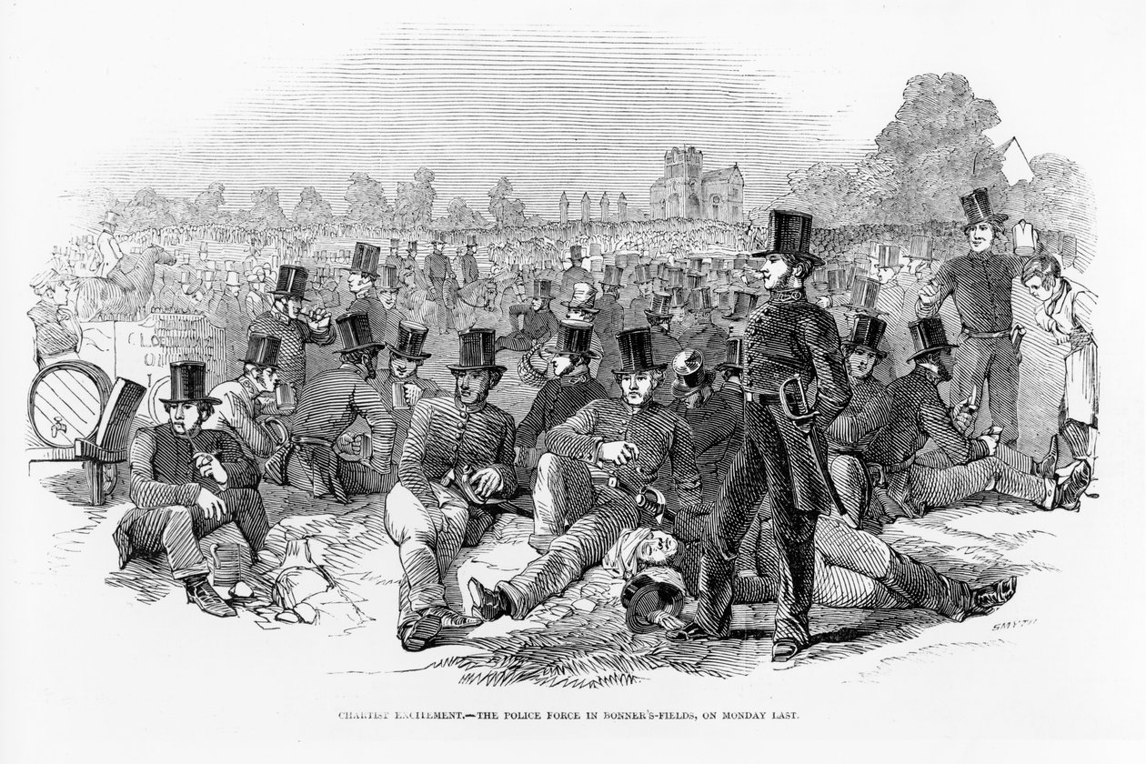 Chartist Excitement, polisstyrkan i Bonner
