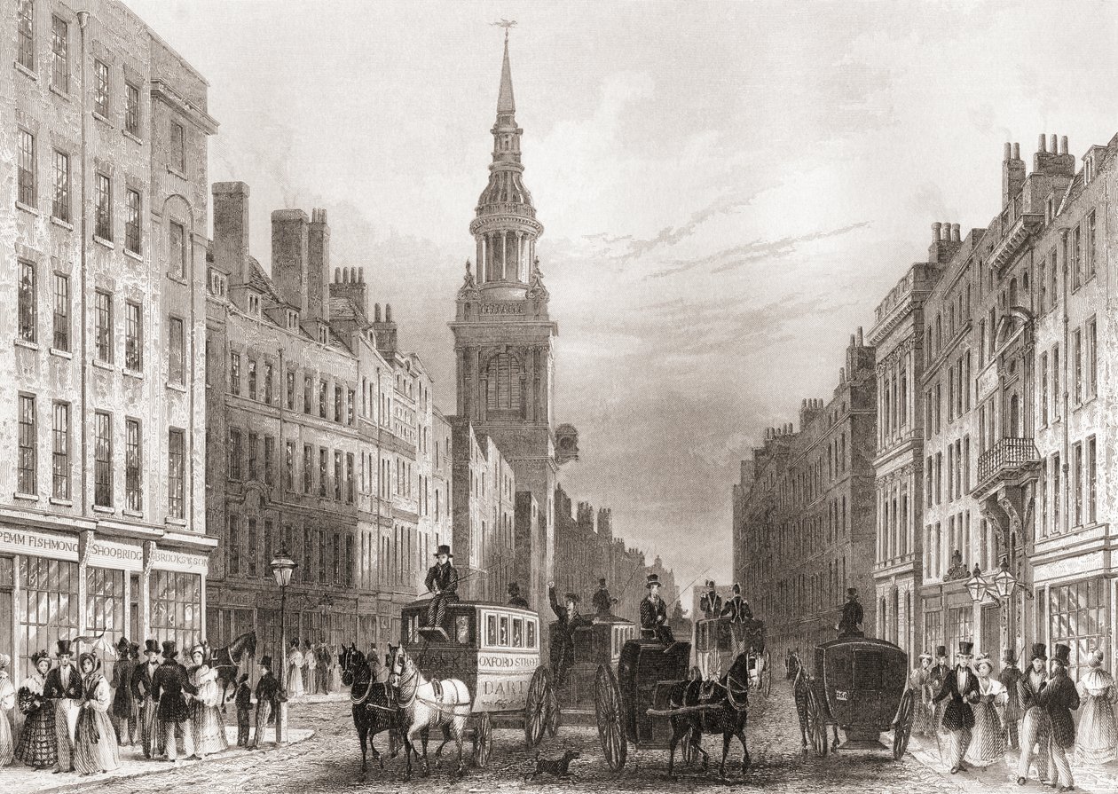 Cheapside, London, England av English School