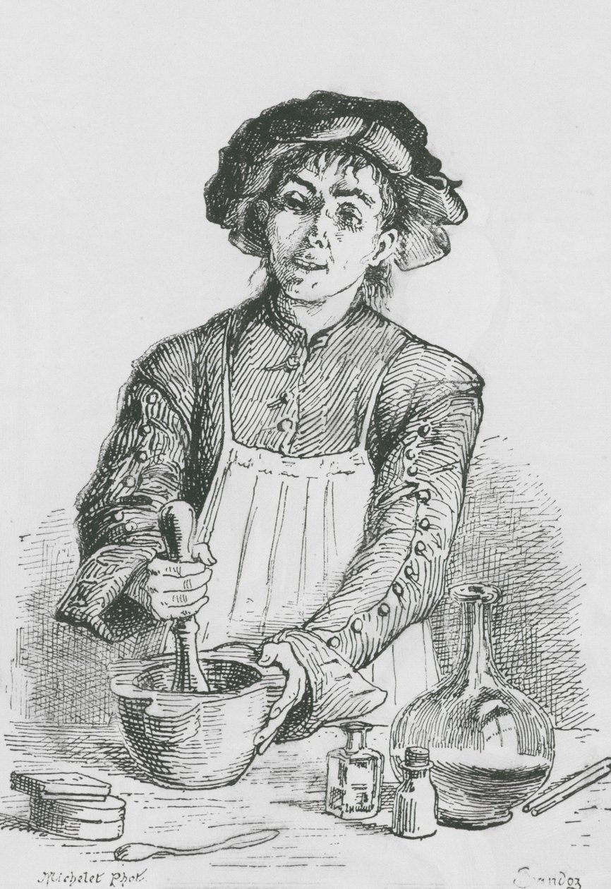 Kemist (gravyr) av English School