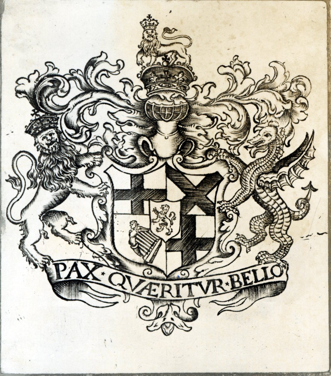 Oliver Cromwells vapen (1599-1658) av English School