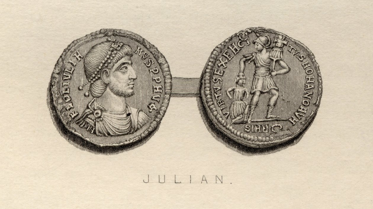 Mynt från Julianus den avfälldes tid av English School
