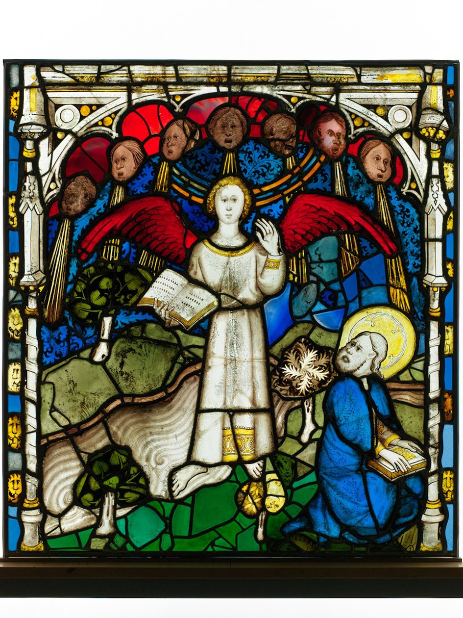 Bevarad panel från Great East Window på York Minster: 