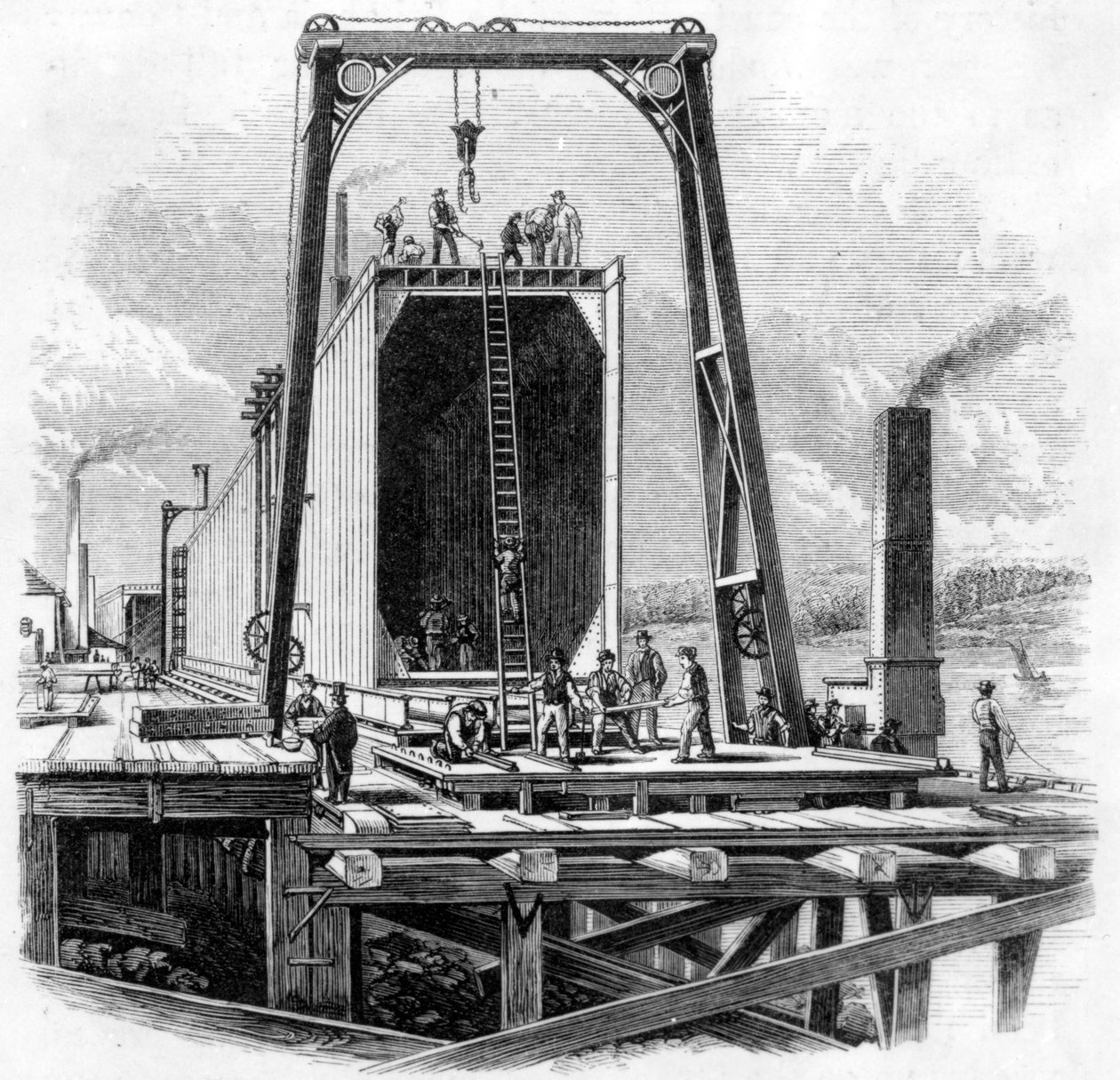 Konstruktion av rören, 1800-talet av English School