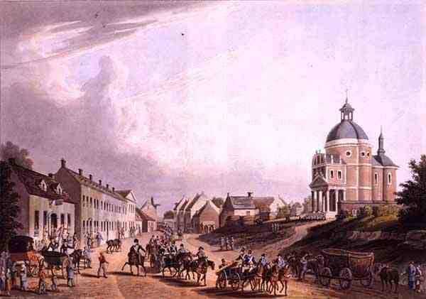 Förmedling av den franska kanonen från stridsfältet den 24 juli 1815, vid Waterloo, utgiven av R. Bowyer av English School