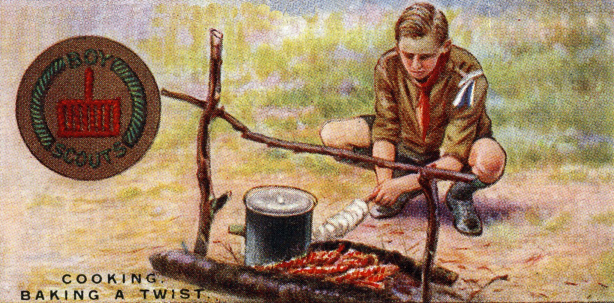 Cook Proficiency Badge for Scouts - Baking a Twist, 1929 av English School