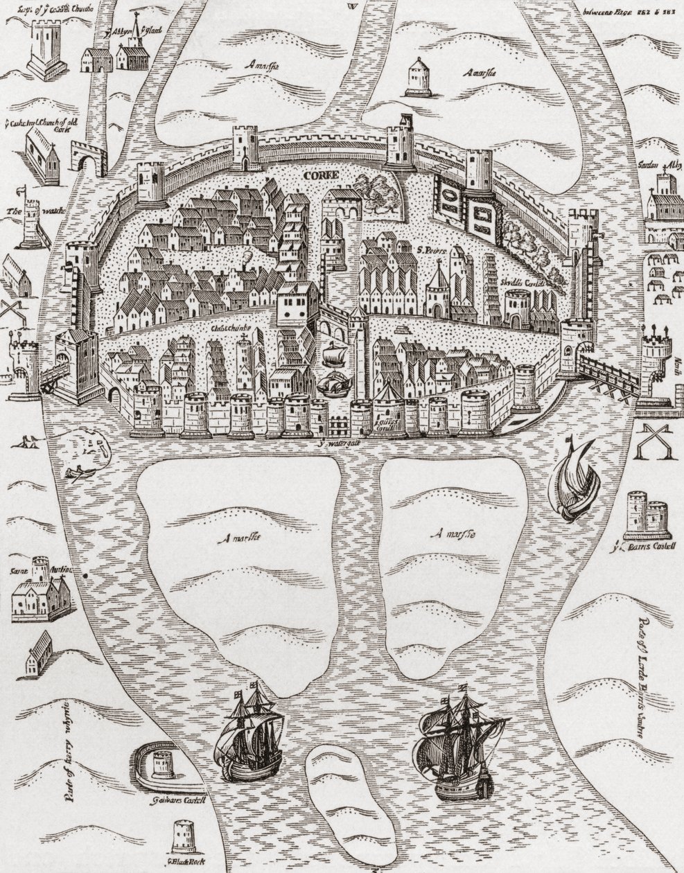 Cork, County Cork, Irland 1633, från 