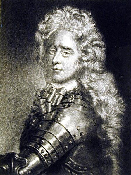 Greve Konismark (d.1686) illustration från Portraits of Characters Illustrious in British History, graverad av Richard Earlom (1743-1822) och Charles Turner (c.1773-1857) (mezzotint) av English School