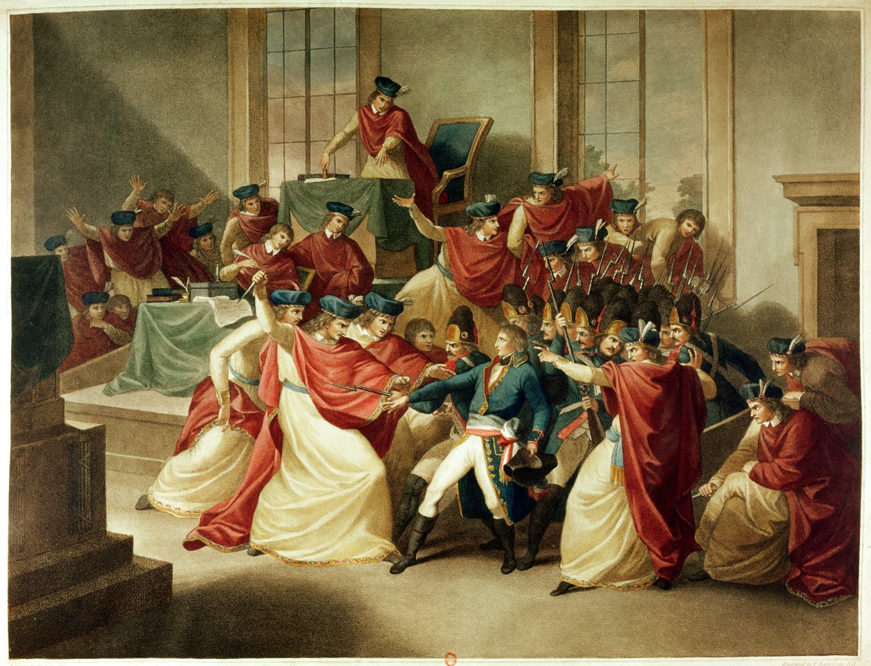 Statskuppen den 18 Brumaire den 10 november 1799 av English School