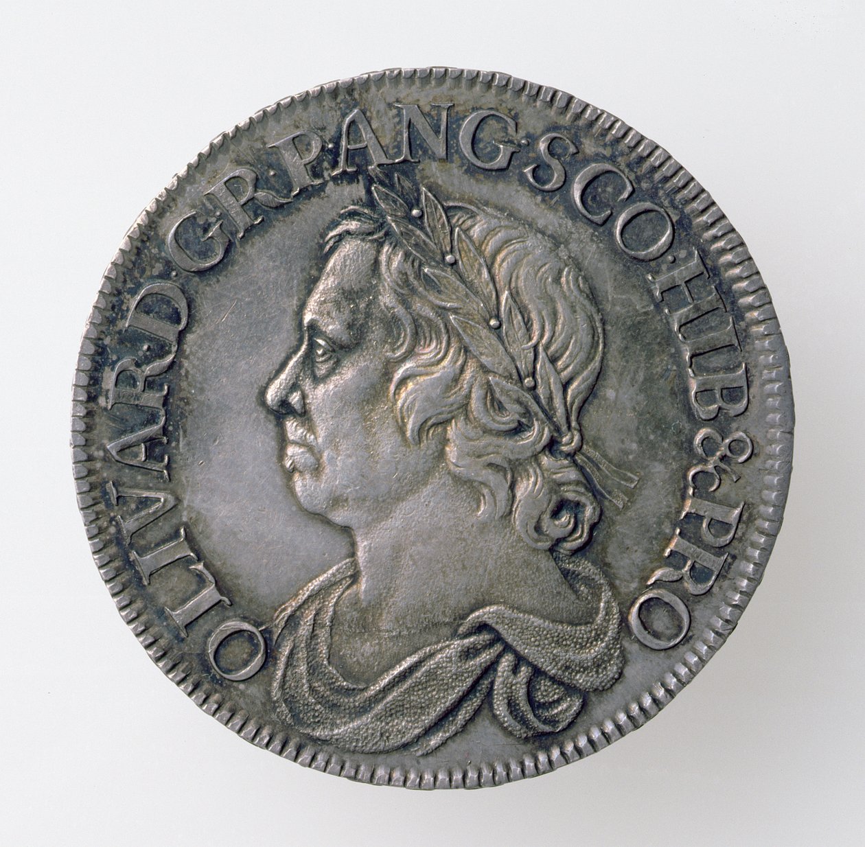 Oliver Cromwells krona (1599-1658), London Mint, 1658 (framsidan) (silver) (för baksidan se 168062) av English School