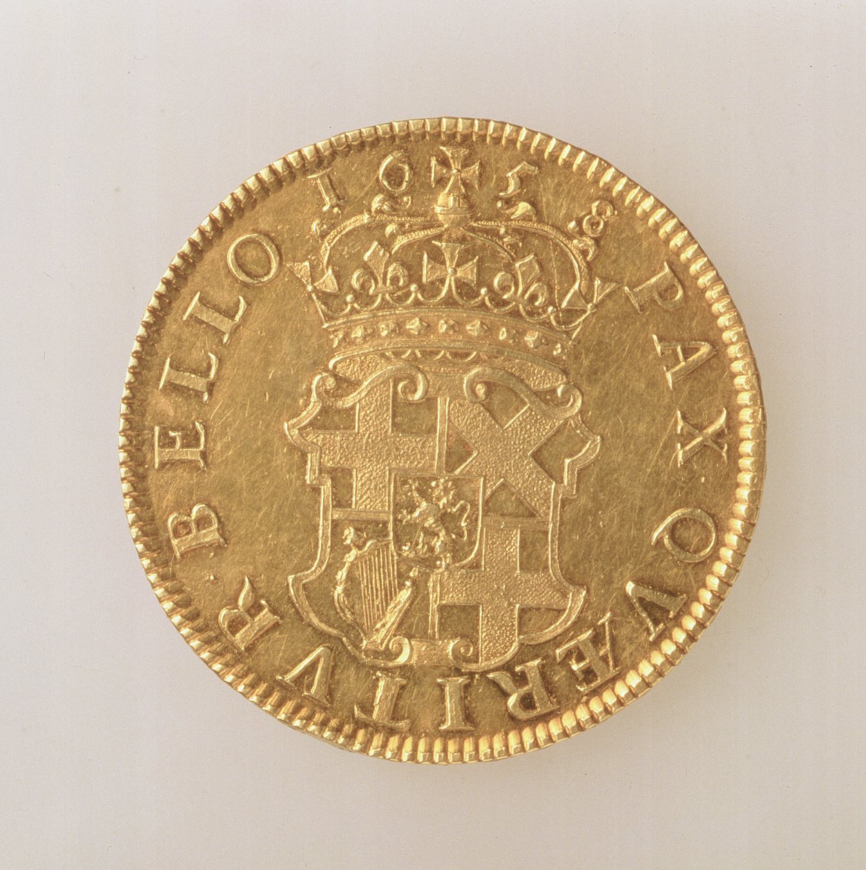 Oliver Cromwells krona (1599-1658), London Mint, 1658 (baksidan) (silver) (för framsidan se 168061) av English School