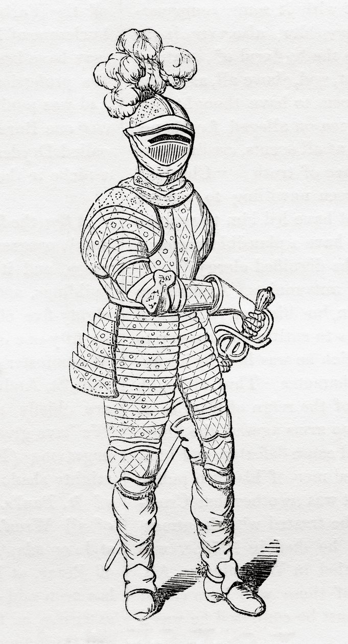 Cuirassier av English School