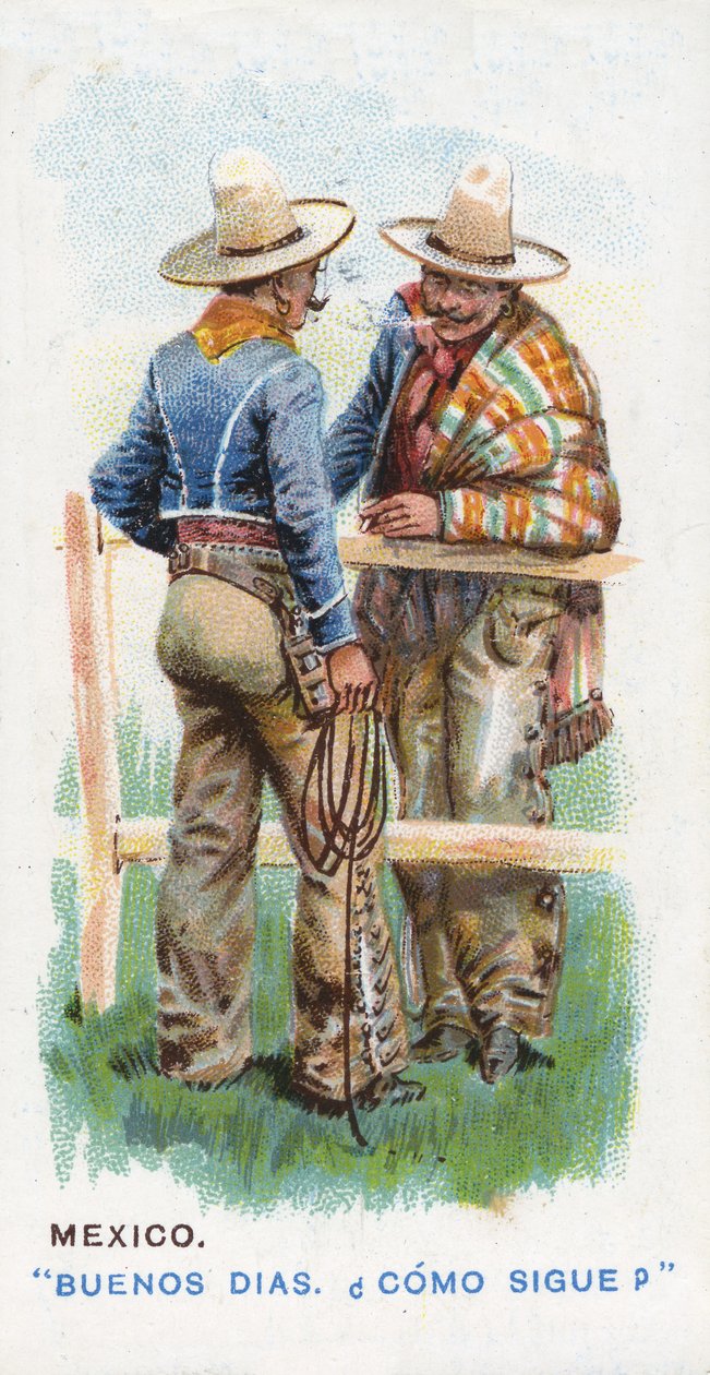 Sedvanlig hälsning i Mexiko, 1907 av English School