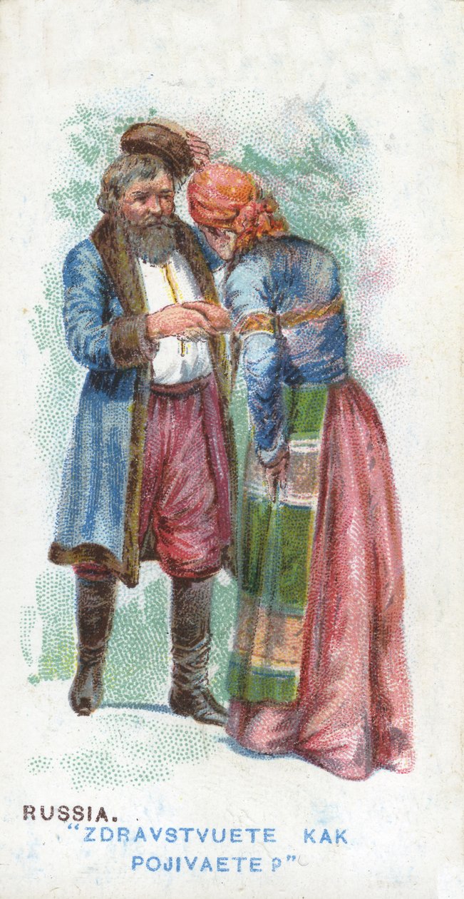 Vanlig hälsning i Ryssland, 1907 av English School