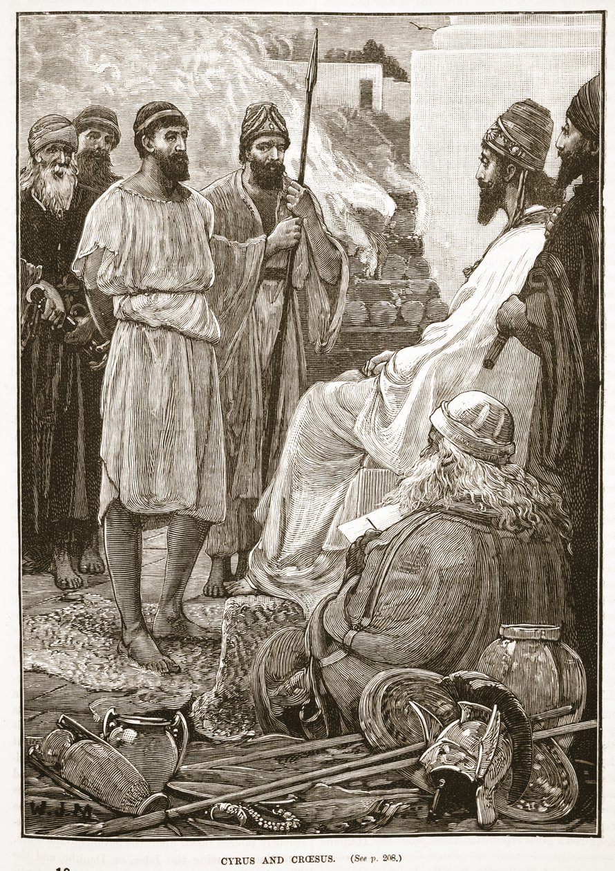 Cyrus och Croesus av English School