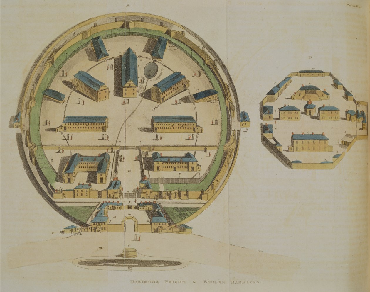 Dartmoor fängelse, 1810 av English School