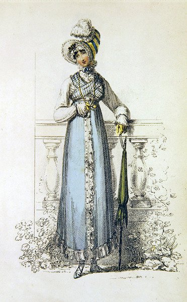 Dagklänning, modetallrik från Ackermann