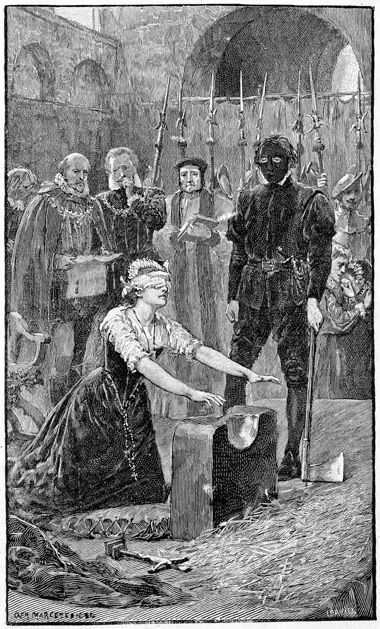 Mary, skottens drottning död av English School