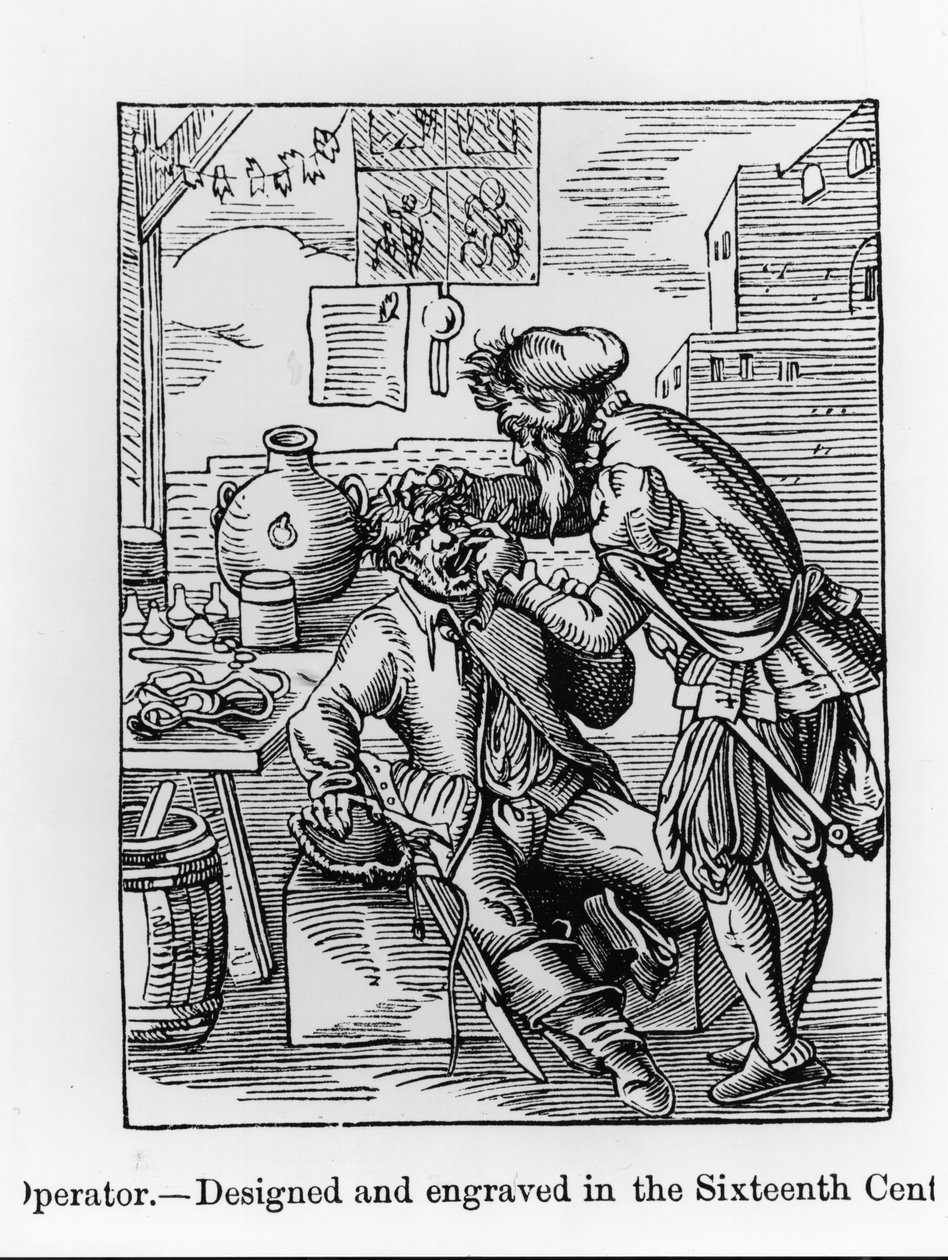 Tandläkare, illustration från 