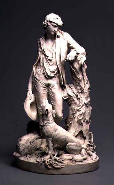 Derby shepherd, ca 1795 (kexporslin) av English School