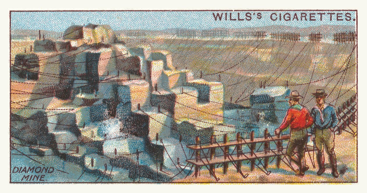 Diamantgruva (chromolitho) av English School