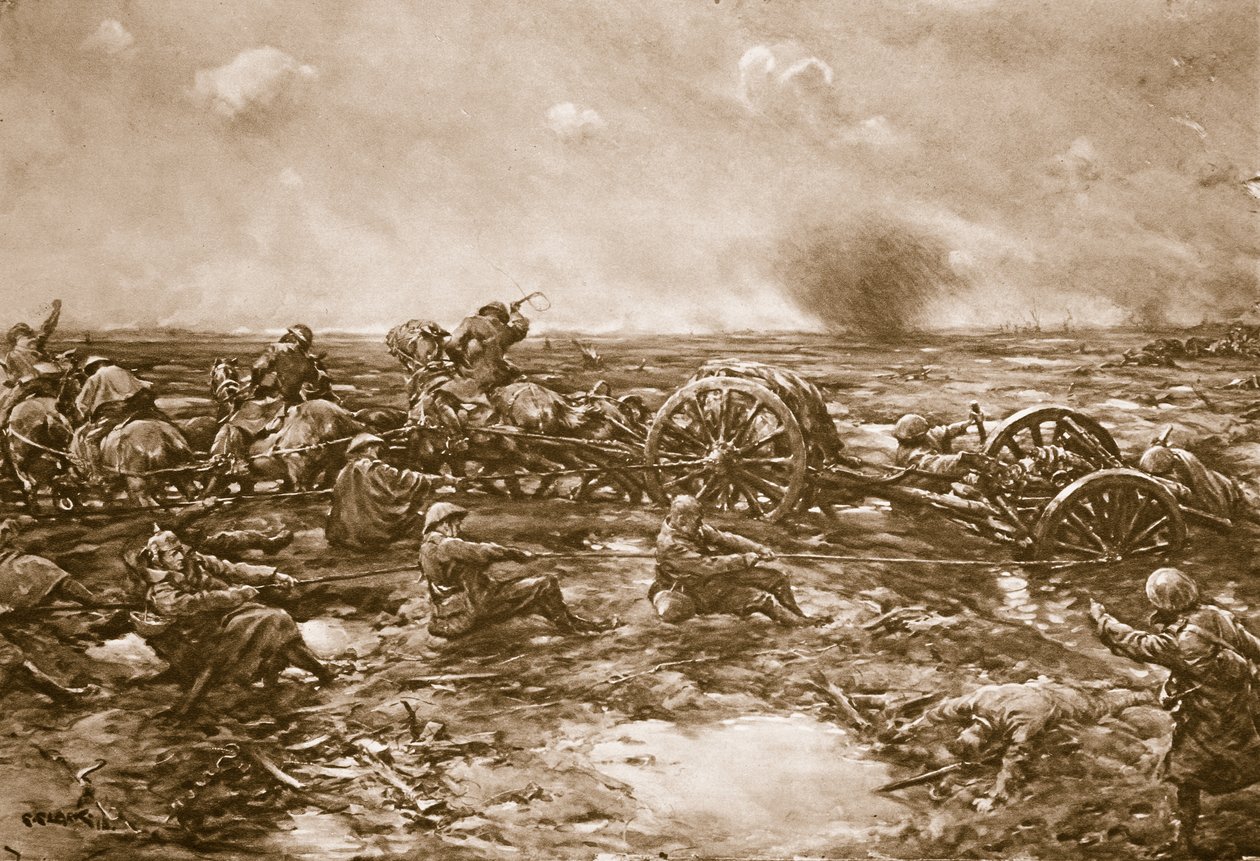 Vapentransportens svårigheter, 1914-19 av English School