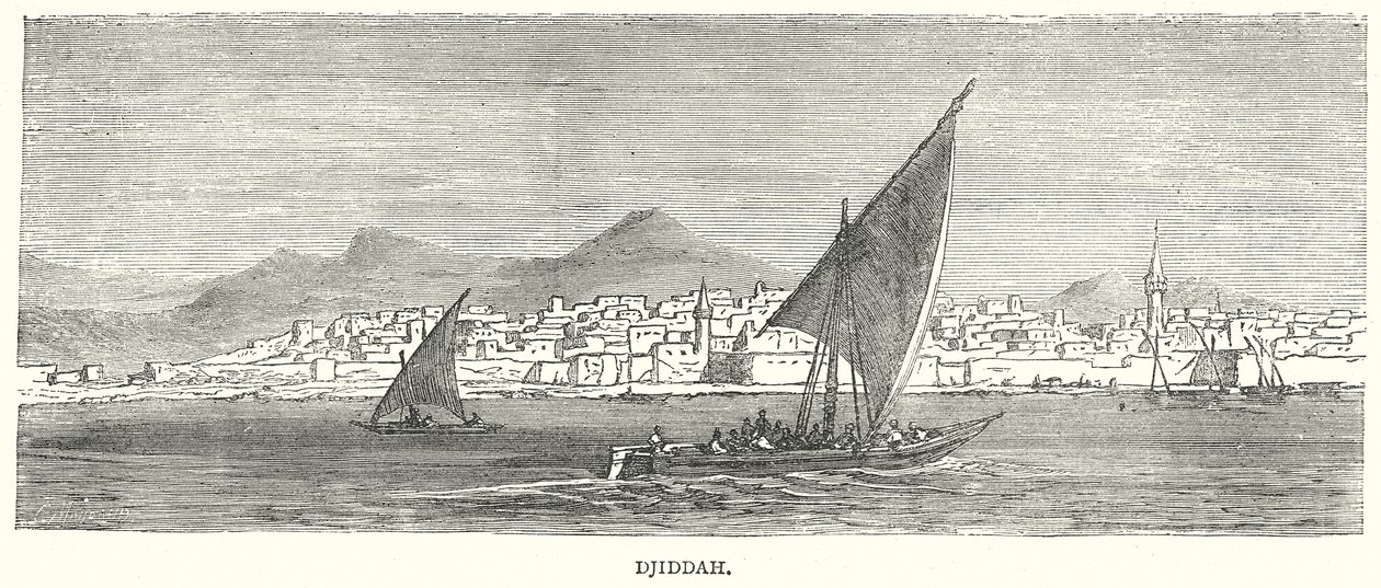Djiddah (gravyr) av English School