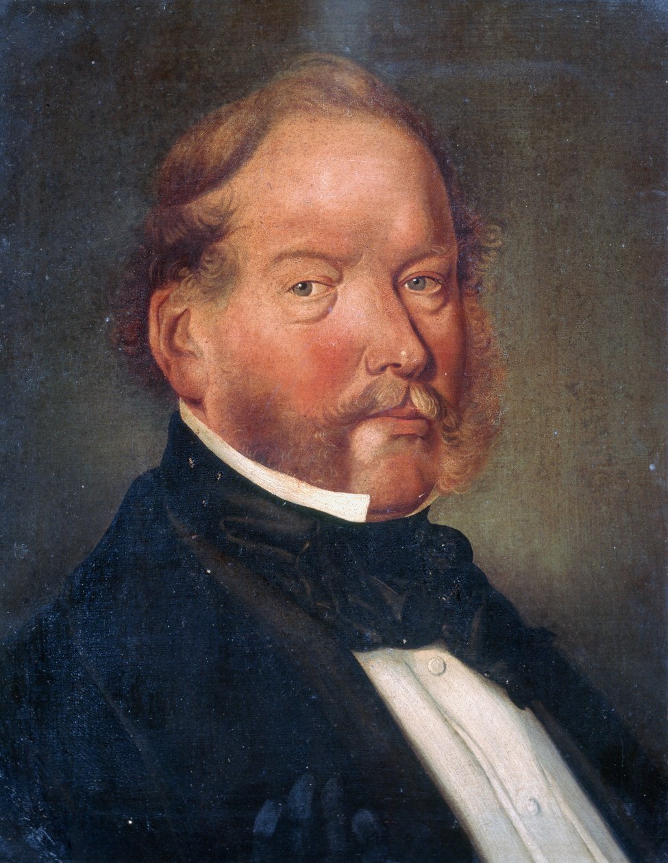 Dr James Graham MD, Superintending Surgeon, Bengal Medical Establishment, ca 1857 av English School
