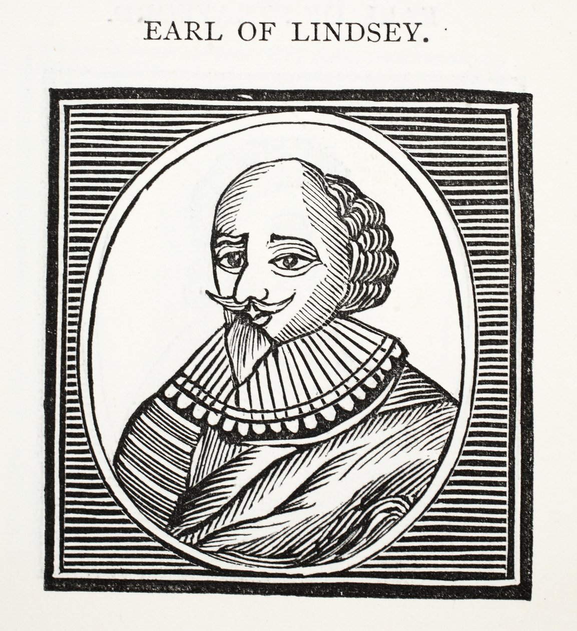 Earl of Lindsey, illustration från Chap-books of the artonde århundradet av John Ashton, pub. 1882 av English School
