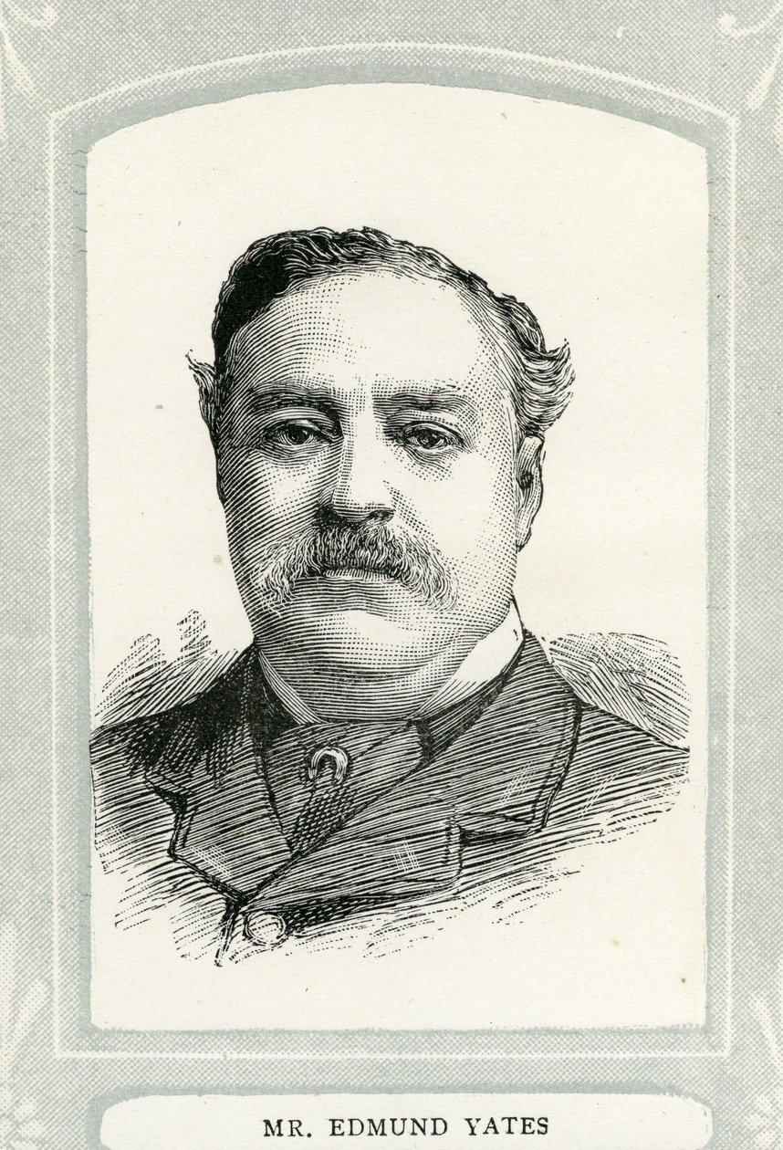 Edmund Yates (1831-94), journalist och romanförfattare av English School